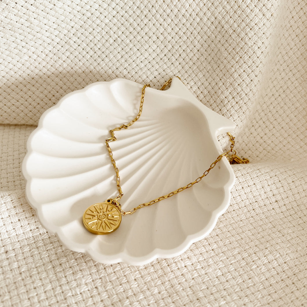 Golden medaillon ketting